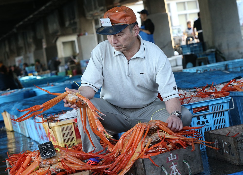 【春を祝う】調理済み冷凍香住ガニ4肩　かに塩、味噌付き！